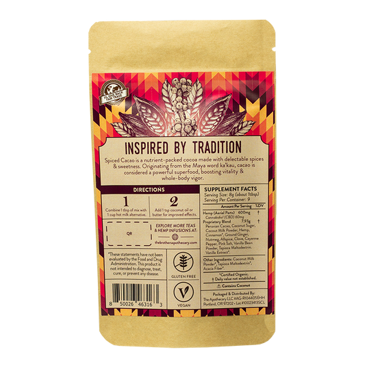Chocolate con CBD | Cacao Especiado 180-540MG