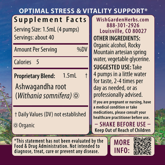 Tintura Ashwagandha 2 oz