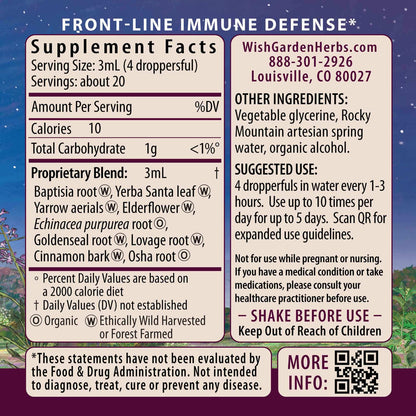 Tintura Herbal Kick-Ass Immune, Activator 1-2 oz