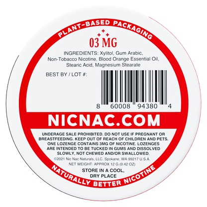 Nic Nac | Naranja Roja 3MG-6MG Nicotina