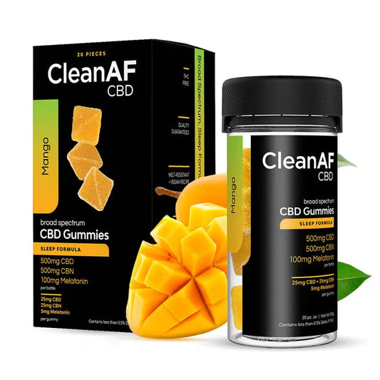 Gomitas de CBD + CBN + Melatonina Sleep Mango 1,000MG