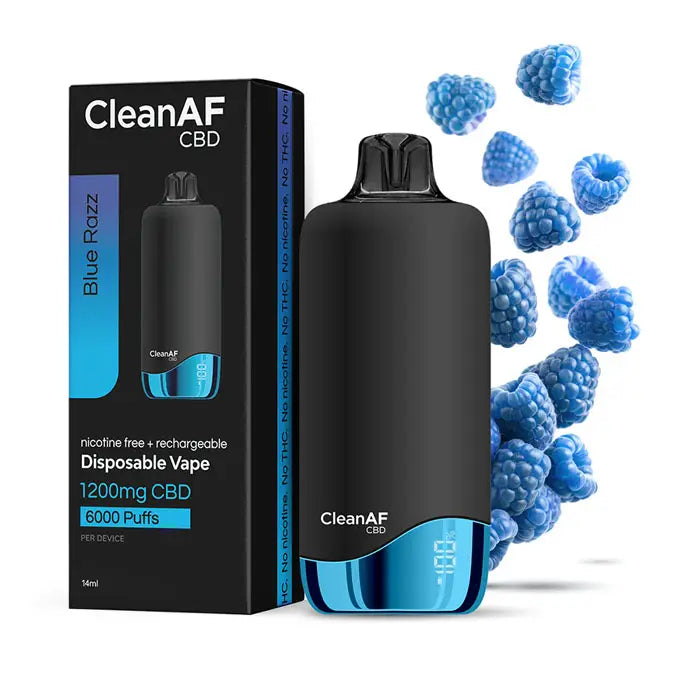 Vape de CBD Frambuesa Azul 1,200MG