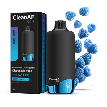 Vape de CBD Frambuesa Azul 1,200MG