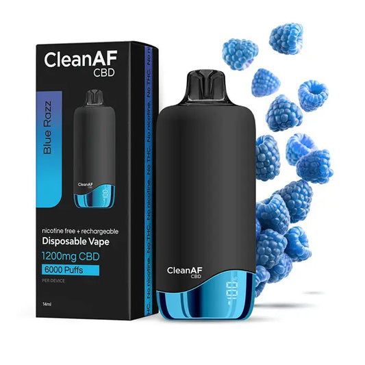 Vape de CBD Frambuesa Azul 1,200MG