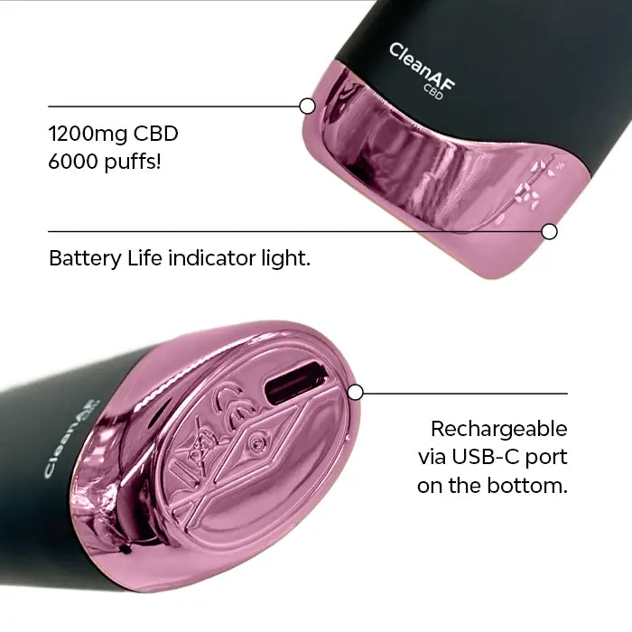 Vape de CBD Cotton Candy 1,200MG