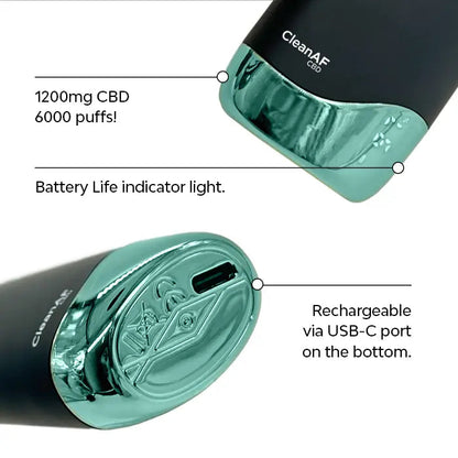 Vape de CBD Menta Fresh 1,200MG