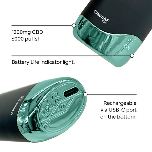 Vape de CBD Menta Fresh 1,200MG