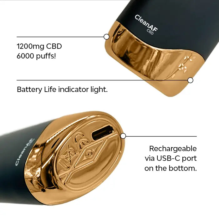 Vape de CBD Sorbete Arcoíris 1,200MG