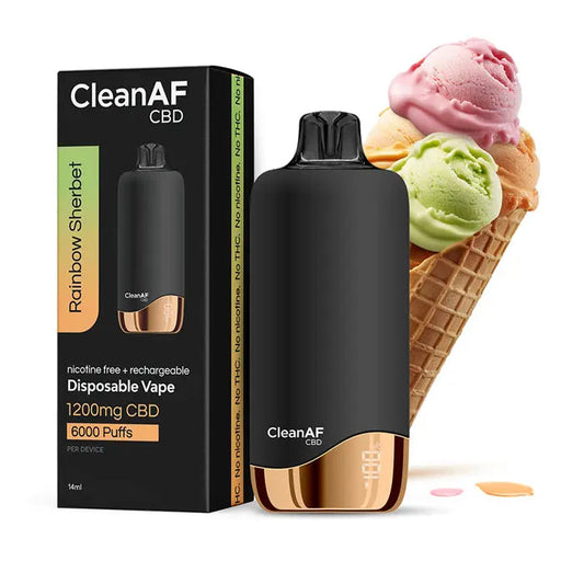 Vape de CBD Sorbete Arcoíris 1,200MG