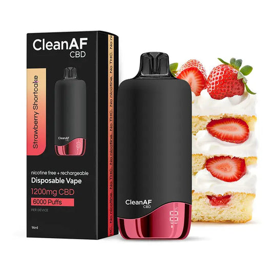 Vape de CBD Shortcake de Fresa 1,200MG