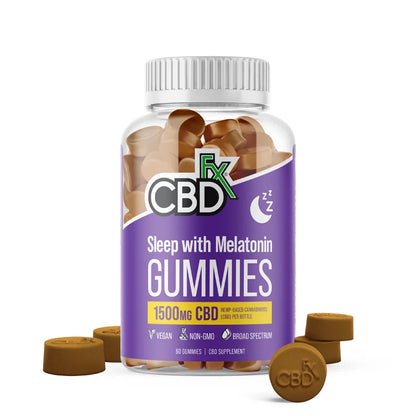 CBD + Melatonin Sleep Gummies 1,500mg