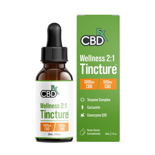Aceite de CBD + CBG Wellness | 500/1,000/2,000 mg