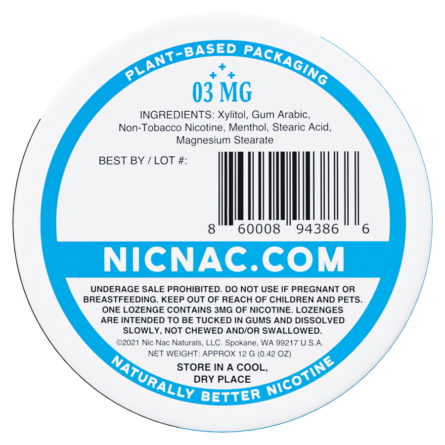 Nic Nac | Cool 3MG-6MG Nicotina