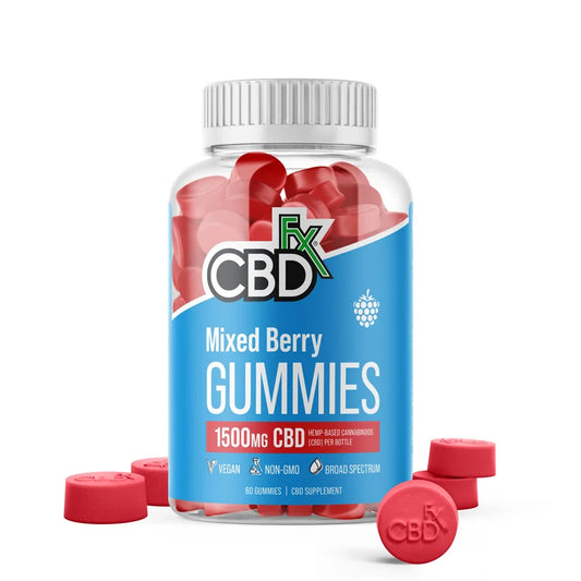 Gomitas de CBD Frutos Rojos 1,500mg
