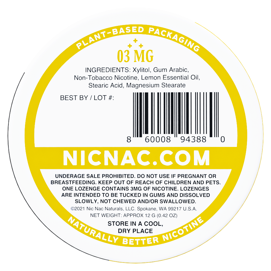 Nic Nac | Limón 3MG-6MG Nicotina