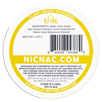Nic Nac | Limón 3MG-6MG Nicotina