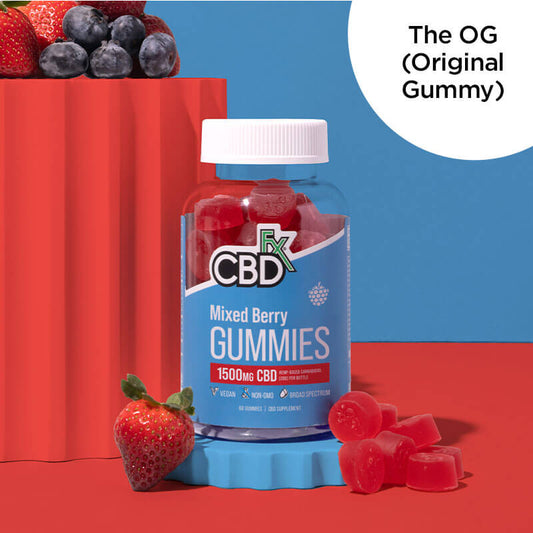Gomitas de CBD Frutos Rojos 1,500mg