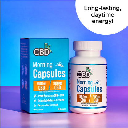 Morning CBD + CBG Capsules 1,800MG Broad Spectrum