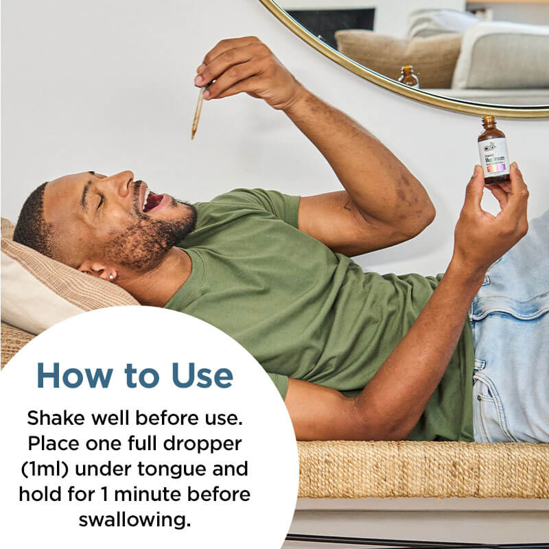 Relax CBD + CBN + Broad Spectrum Mushroom Tincture (1,000-2,000 mg)