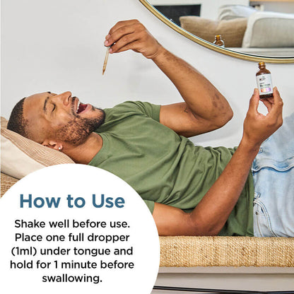 Relax CBD + CBN + Broad Spectrum Mushroom Tincture (1,000-2,000 mg)