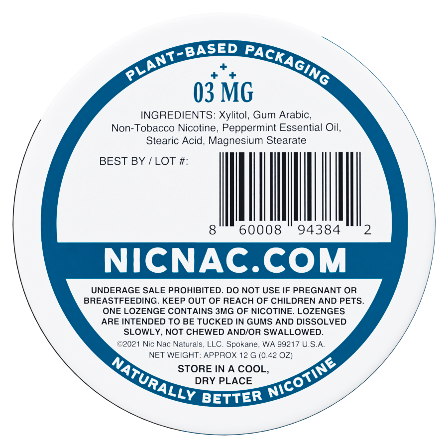 Nic Nac | Menta 3MG-6MG Nicotina