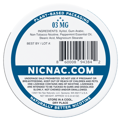 Nic Nac | Menta 3MG-6MG Nicotina