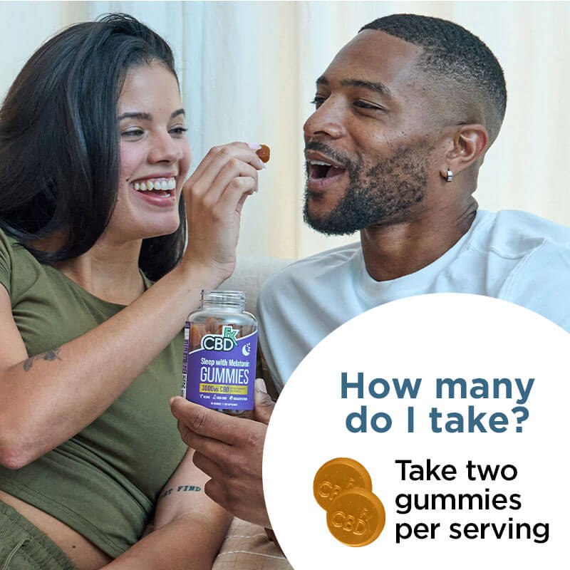 CBD + Melatonin Sleep Gummies 1,500mg