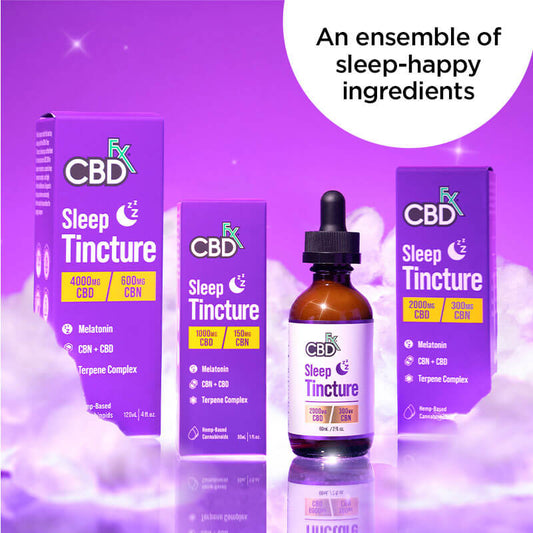 Tintura Sleep CBD + CBN Broad Spectrum (1,000-2,000 mg)