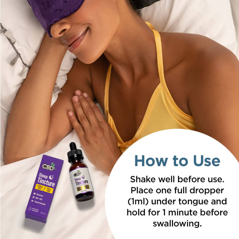 Tintura Sleep CBD + CBN Broad Spectrum (1,000-2,000 mg)