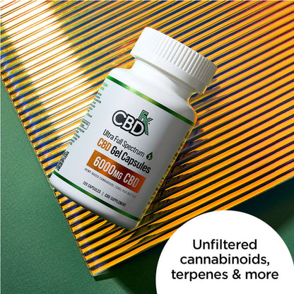Cápsulas de CBD 1,500MG Ultra Full Spectrum