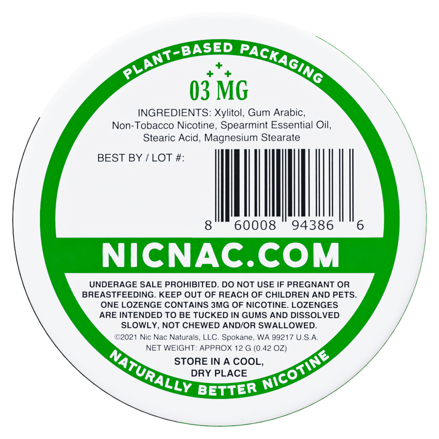 Nic Nac | Hierbabuena 3MG-6MG Nicotina