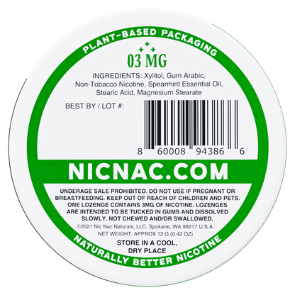 Nic Nac | Hierbabuena 3MG-6MG Nicotina