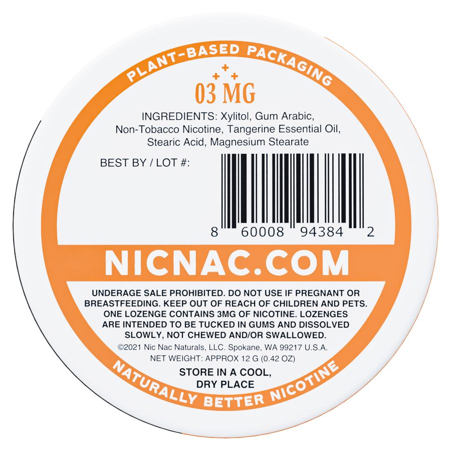 Nic Nac | Mandarina 3MG-6MG Nicotina