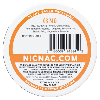 Nic Nac | Mandarina 3MG-6MG Nicotina